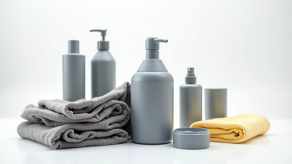 Collection of car care products properly organized showing ceramic coating, microfiber towels, pH-neutral wash, and detailing spray